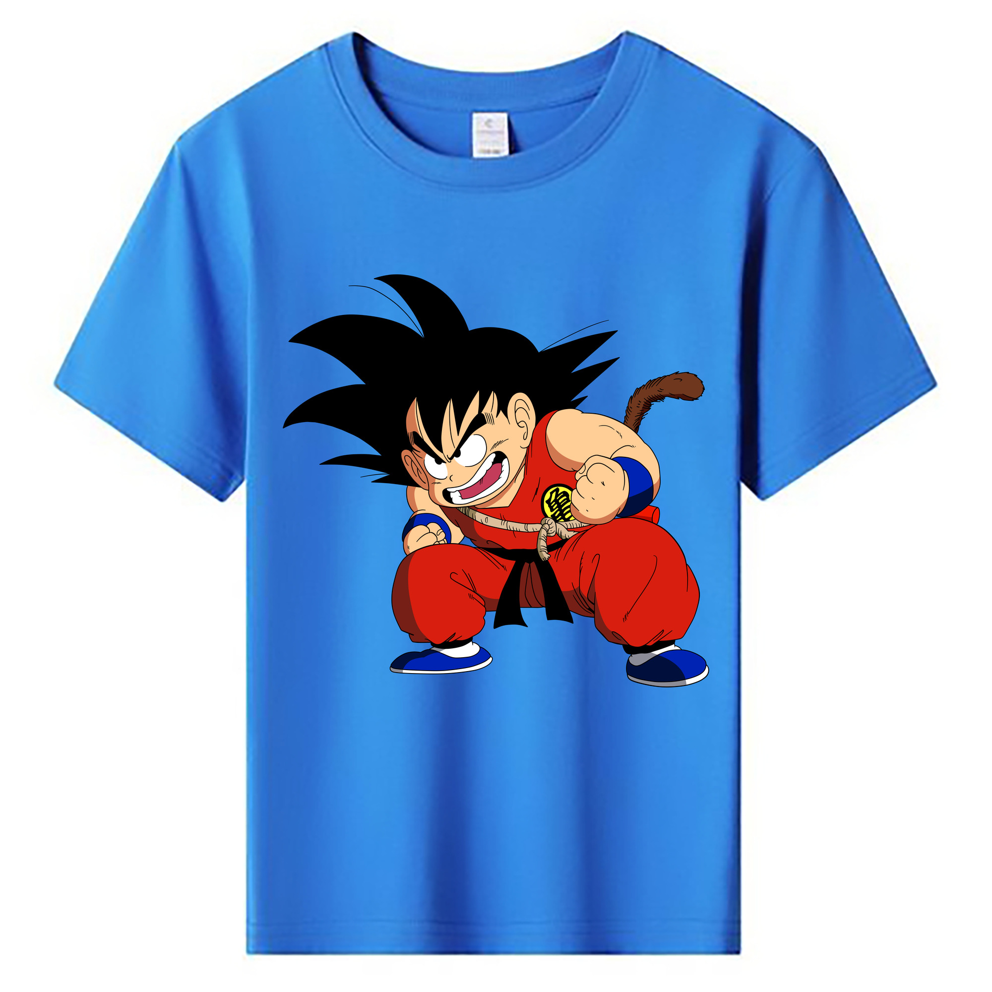 （画像用） ドラゴンボール 孫悟空（そん ごくう）Son Goku カカロット DRAGON BALL Kakarotto 綿100％キッズTシャツ（フロントプリント）